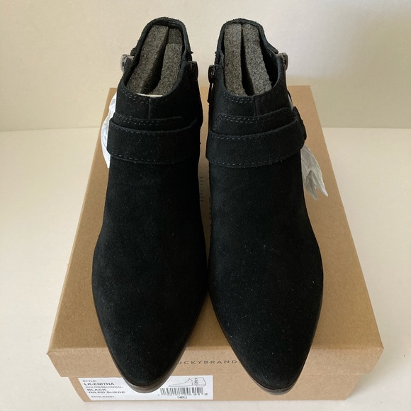 Lucky Brand Suede Leather Bootie - Picture 4 of 15